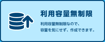 利用容量無制限